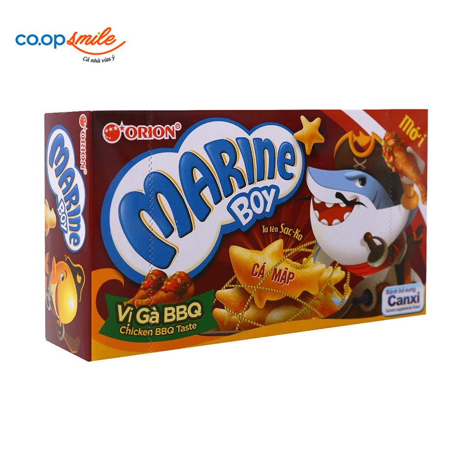 Bánh MARINE BOY ORION gà hộp giấy 35g