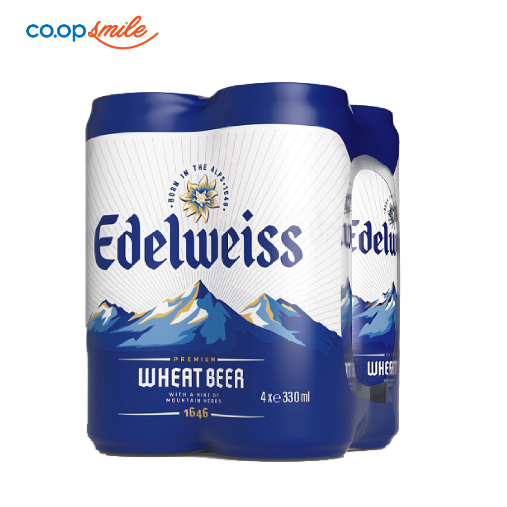 Bia Edelweiss lốc 4x330ml