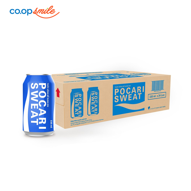 Nước bổ sung Ion Pocari lon thùng 24x330ml