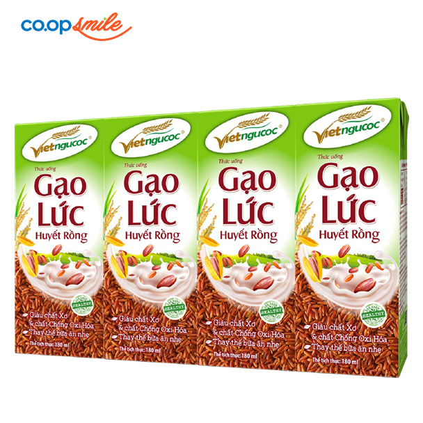 Thực phẩm bổ sung gạo lứt huyết rồng 4x180ml