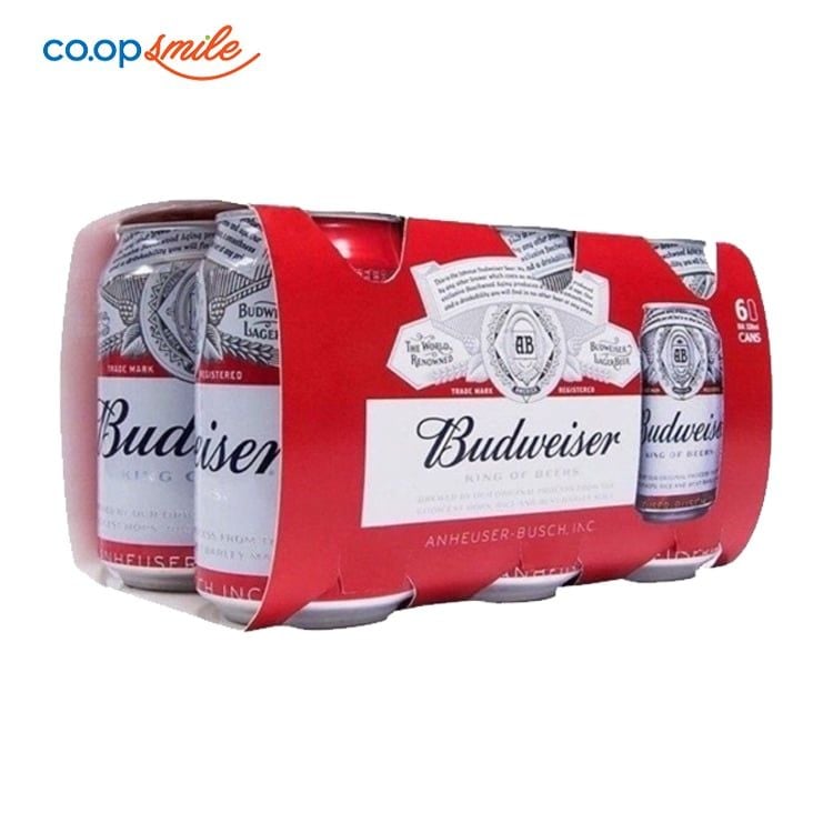 Bia BUDWEISER lon cao lốc 6x330ml