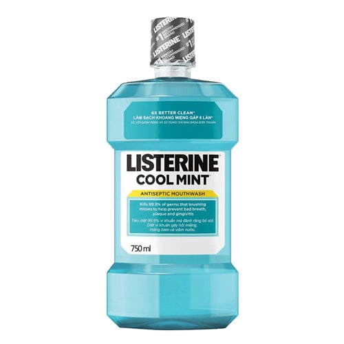 Nước súc miệng LISTERINE coolmint 750ml