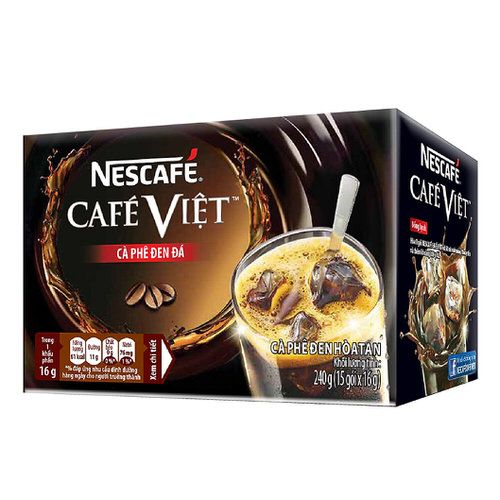 Cà phê đen Nescafe hộp 15x16g