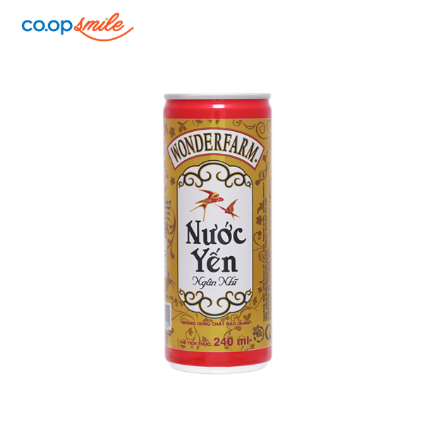 Nước yến ngân nhĩ bổ dưỡng WONDERFARM 240ml