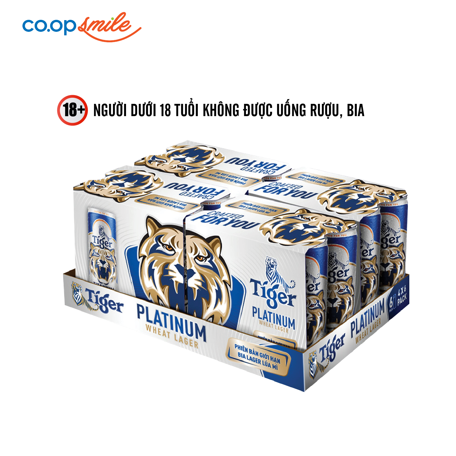 Bia Tiger Platinum thùng 20x330ml