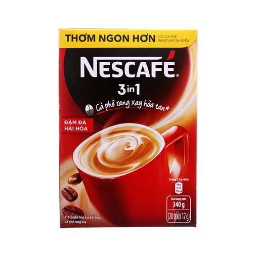 Cà phê NESCAFE đậm đà hài hòa 3in1 hộp 20x17g