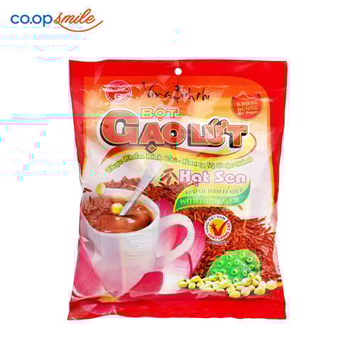 Bột gạo lứt hương sen Bích Chi gói 10x35g