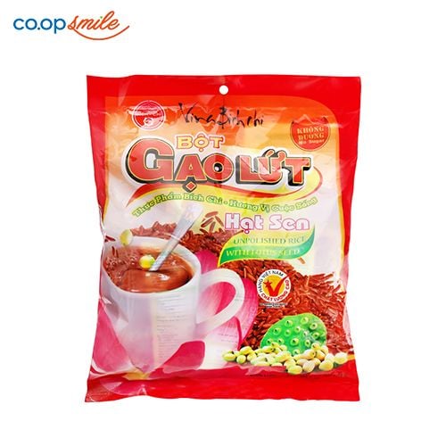 Bột gạo lứt hương sen Bích Chi gói 10x35g