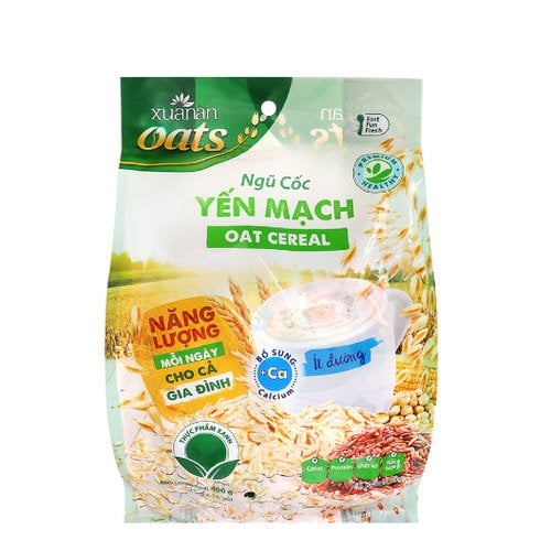 Thực phẩm bổ sung ngũ cốc Yến mạch Xuân An gói 16x25g