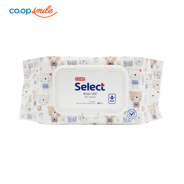 Khăn ướt baby Co.op không mùi DPT 100M