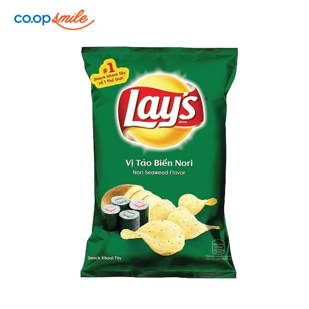 Bánh Snack khoai tây LAY'S Tao Nori 95g