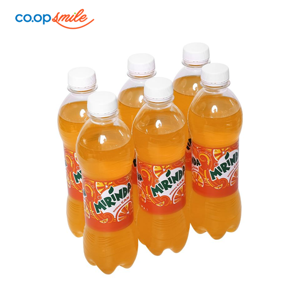 Nước giải khát Mirinda cam chai lốc 6x390ml