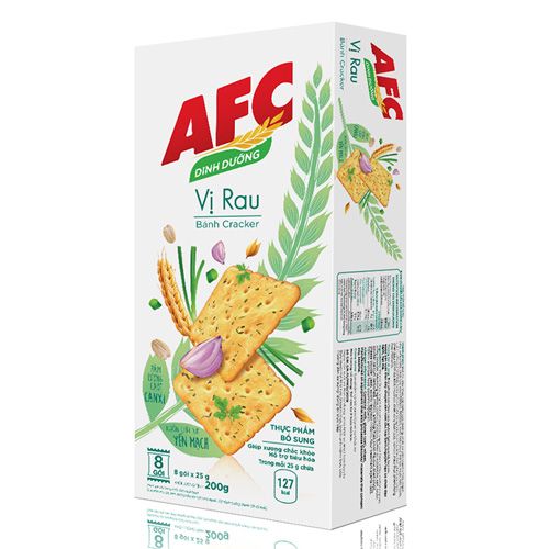 Bánh cracker AFC rau cải 200g