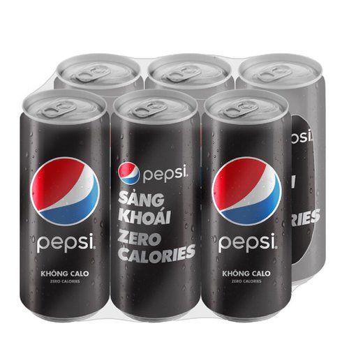 Nước giải khát Pepsi zero calo lốc 6x320ml