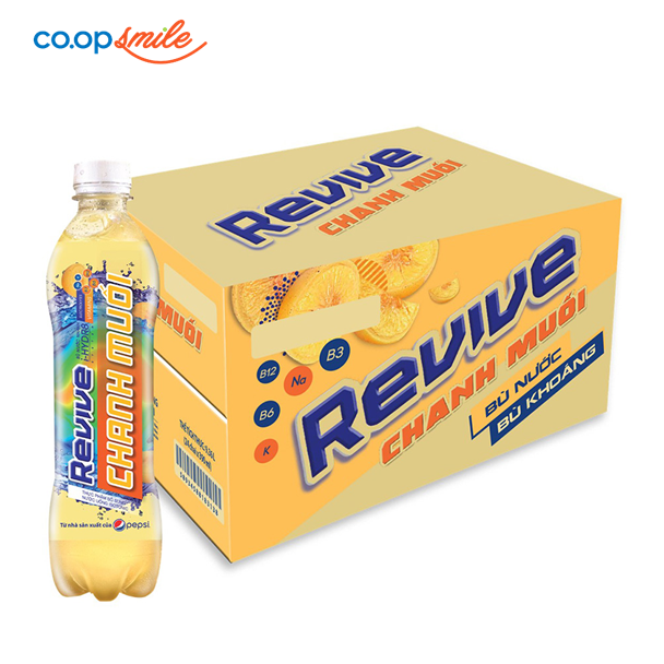 Nước giải khát Revive chanh muối thùng 24x390ml