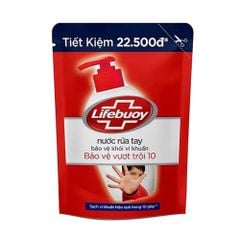 Nước rửa tay Lifebuoy bảo vệ vượt trội 10- túi 450/400g