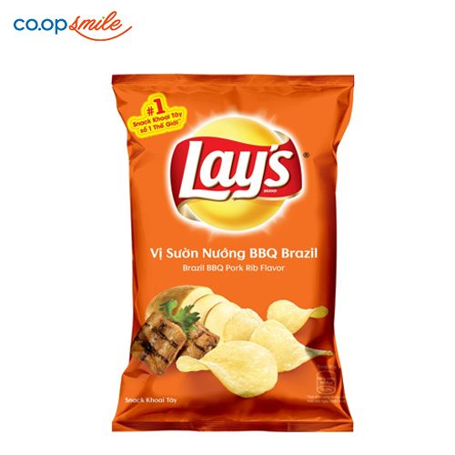 Snack khoai tây LAY'S Sườn Brazil 95g