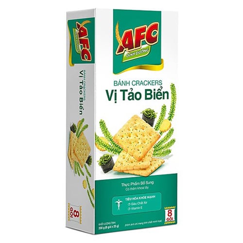 Bánh cracker AFC tảo biển 200g