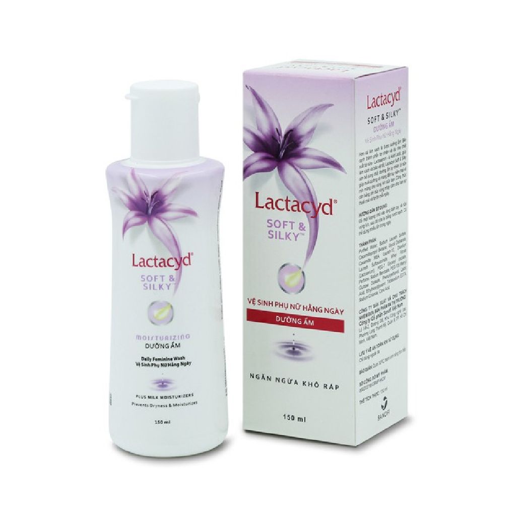 Dung dịch vệ sinh phụ nữ  Lac. Soft & Silky 150ml