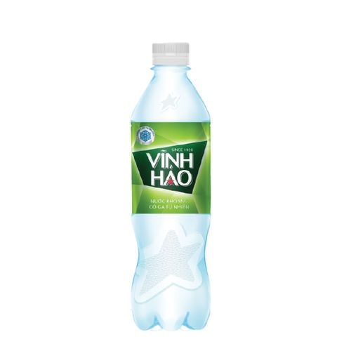 Nước khoáng Vĩnh Hảo có ga 500ml