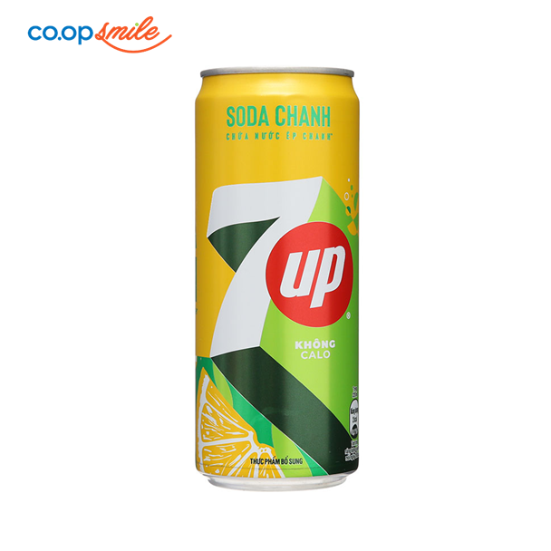 Nước giải khát 7Up Soda Chanh lon 320ml