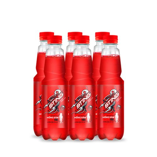 Nước tăng lực STING dâu tây lốc 6x330ml