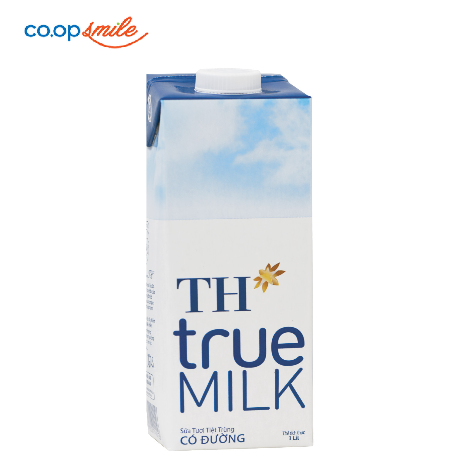 Sữa tươi tiệt trùng TH có đường hộp giấy 1L