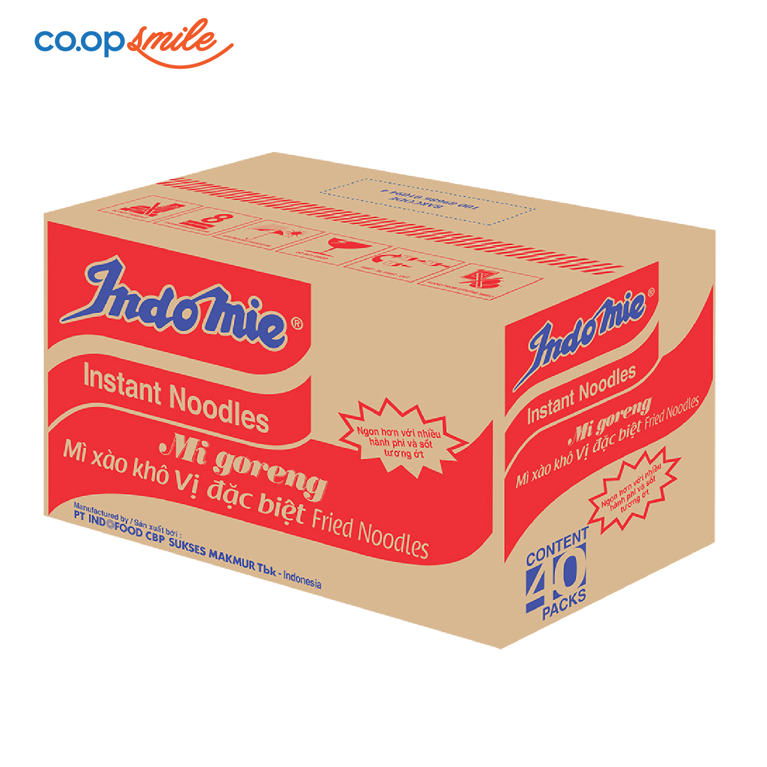 Mì xào Indomie Migoreng thùng 40x85g