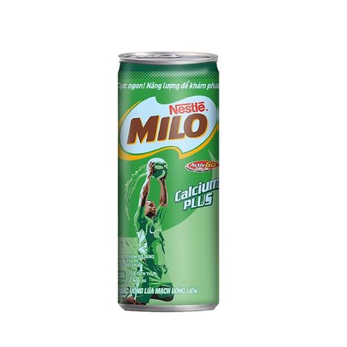 Thức uống dinh dưỡng Milo lon 240ml