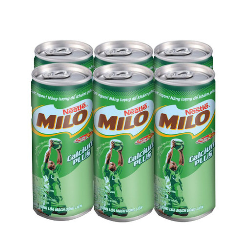 Thức uống dinh dưỡng ít đường MILO lốc 4x180ml