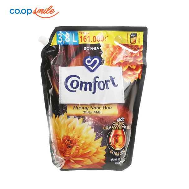 Nước xả Comfort nước hoa tự nhiên SOPHIA túi 3.8L