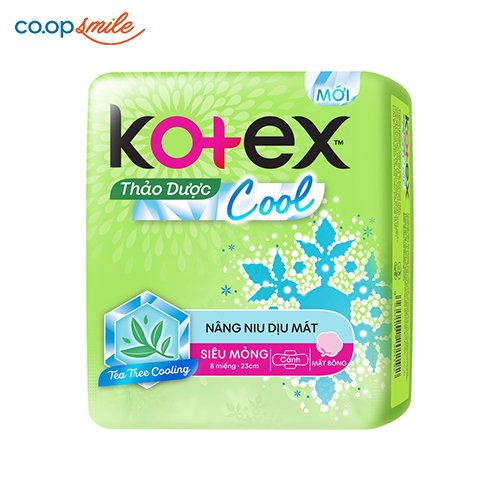 Băng vệ sinh KOTEX max cool siêu mỏng cánh 8M