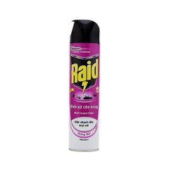 Xịt côn trùng RAID Maxs không mùi 600ml