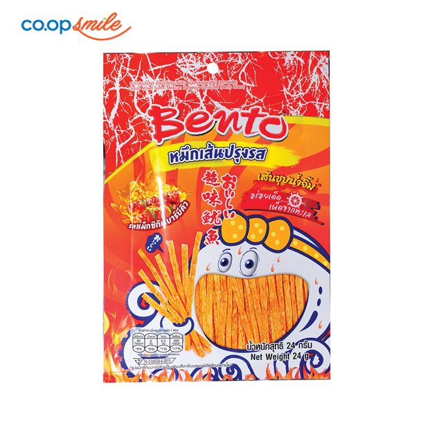 Snack hải sản tẩm gia vị Mexican BBQ hiệu Bento 20g