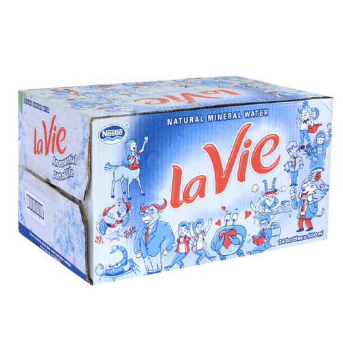 Nước khoáng thiên nhiên Lavie thùng 24x500ml
