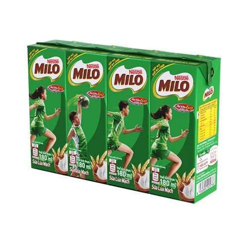 Thức uống dinh dưỡng MILO lốc 4x180ml