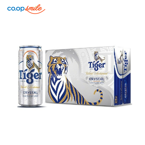 Bia TIGER Crystal lon thùng 24x330ml