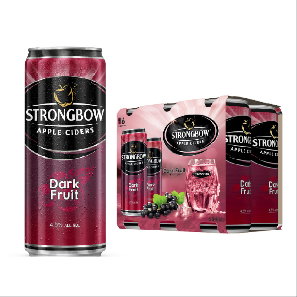 Nước táo StrongBow DarkFruit lon lốc 6x330ml