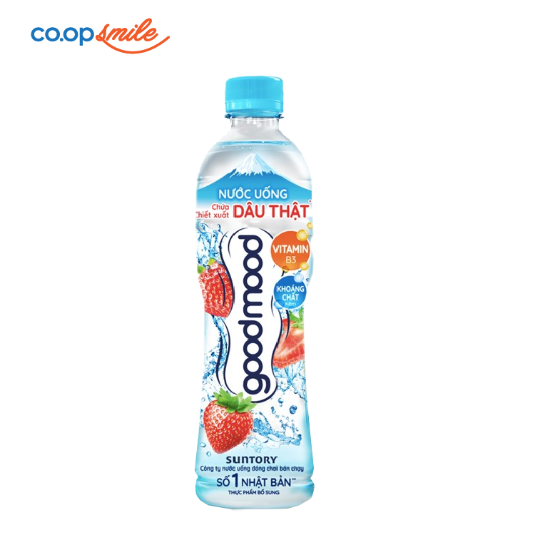 Nước uống vị dâu GoodMood chai 455ml