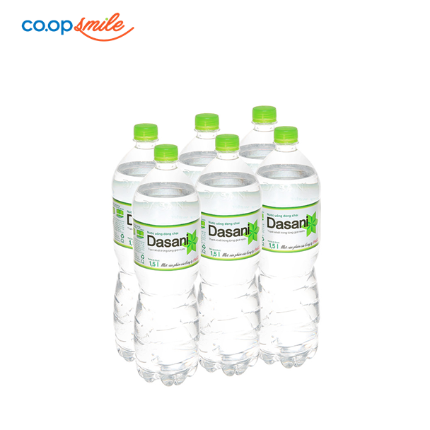 Nước tinh khiết DASANI chai lốc 6x1.5L