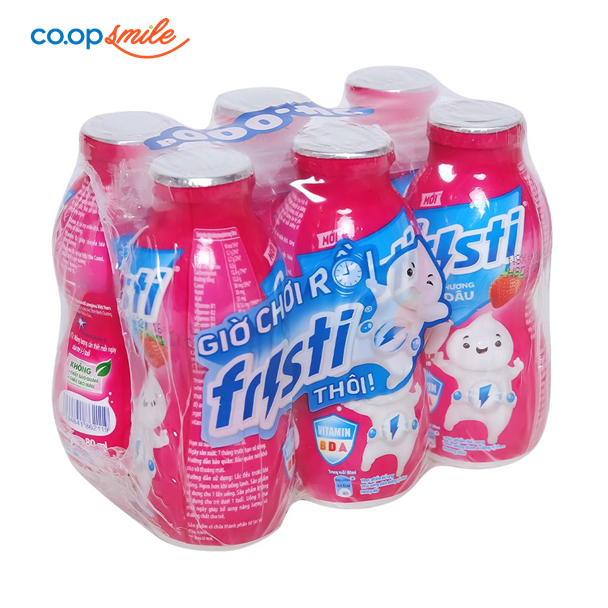 Thức uống dinh dưỡng Fristi dâu lốc 6x80ml