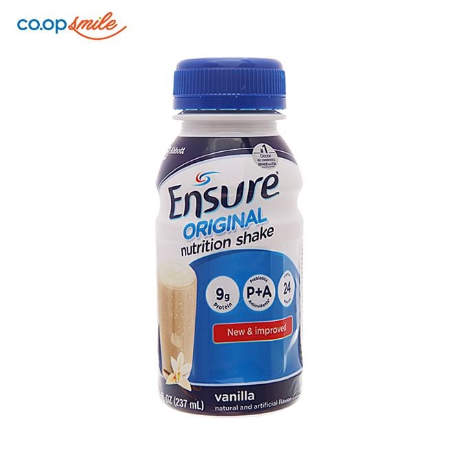 Sản phẩm dinh dưỡng Ensure Original vani chai 237ml