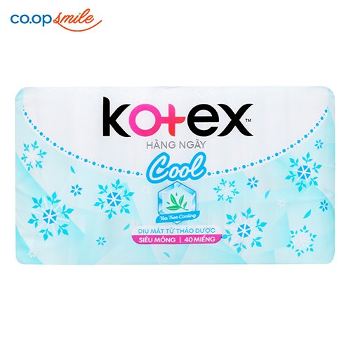 BVS KOTEX hàng ngày cool siêu mỏng 40M