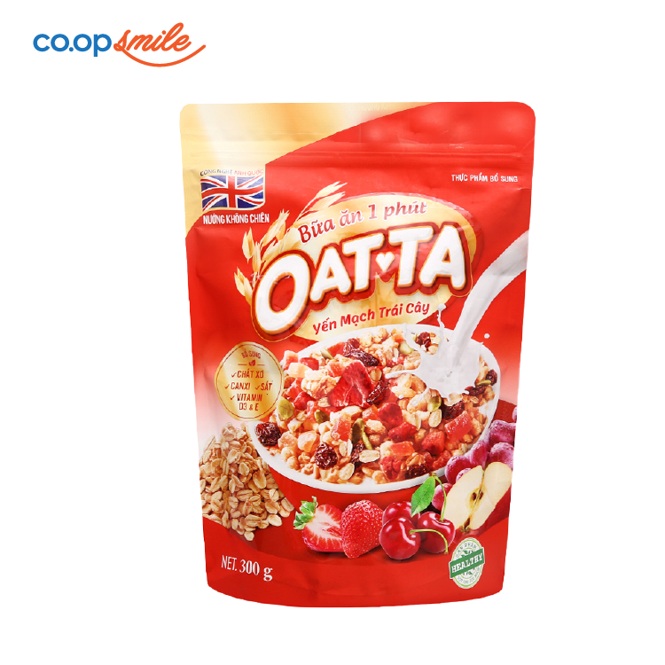 Yến mạch OATTA trái cây 300g