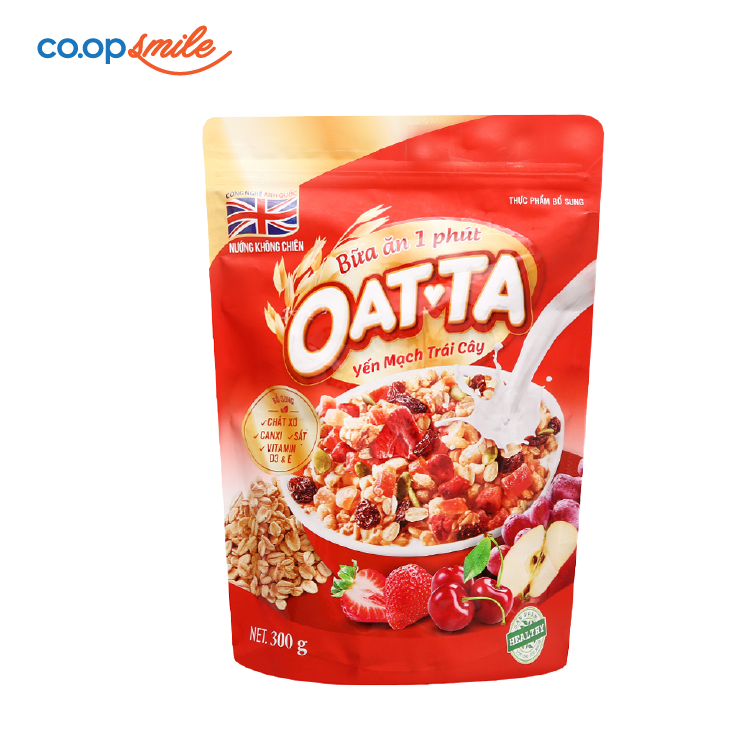 Yến mạch OATTA trái cây 300g