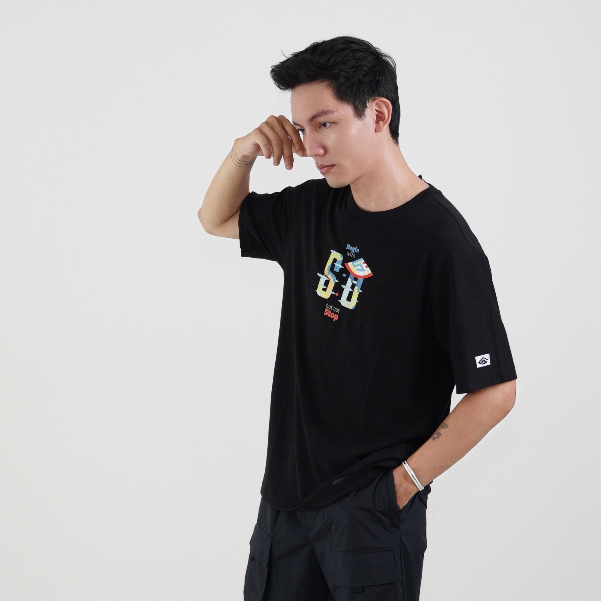  Áo Thun Oversized S.Origin Begin W S But Not Stop T-shirts TS220009 