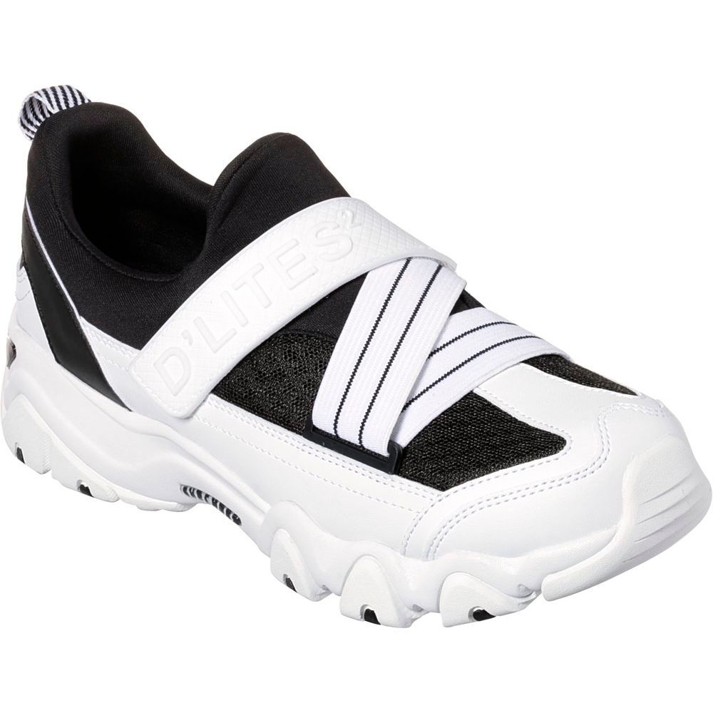  Giày Nữ Skechers D Lites 2.0 12978-BKW 