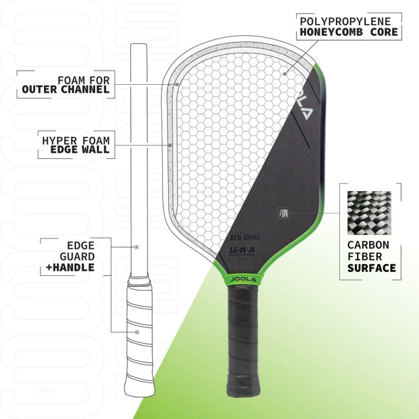  Vợt Pickleball Joola Ben Johns Hyperion 3S 14mm 17071-14MM 