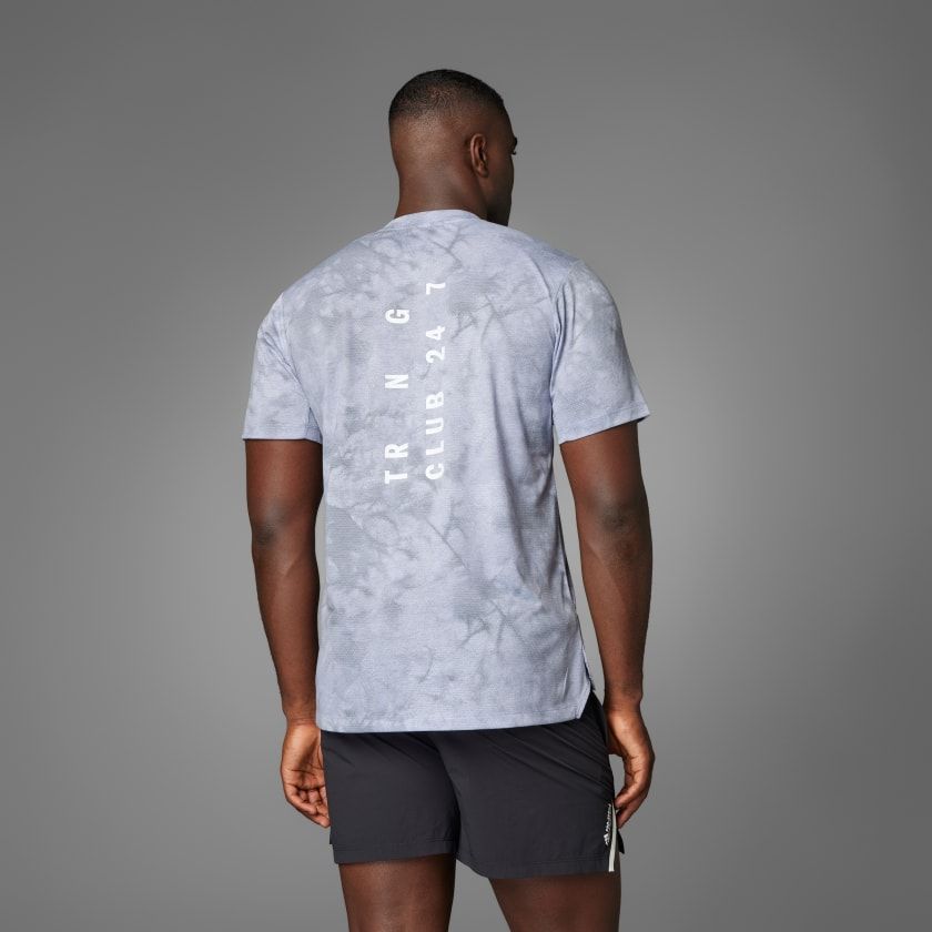  Áo Phông - Áo thun Tập Luyện Nam ADIDAS Power Aop Tee JP3342 