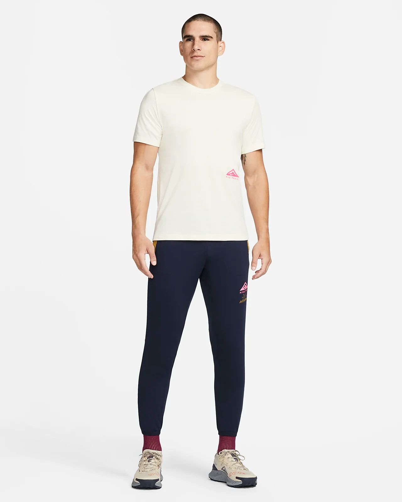  Áo Phông - Áo thun Chạy Nam NIKE As M Nk Df Tee Ss Trail DV9380-113 